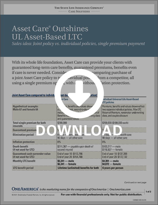 joint policy versus individual policies for single premium payment cover image